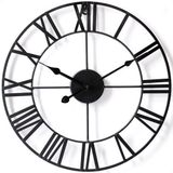 Goliving Wandklok Industrieel - Ø 60 cm - Zwart
