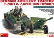 MiniArt Modelbouwpakket Landbouwvoertuigen - 35039 German Artillery Tractor T-70(r) - 7,62cm FK288(r) w/Crew Plastic - 1:35 - Modelbouw