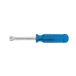 Klein Tools S12 3/8-inch moer driver met 7,5 cm holle as en kunststof handgreep, gemaakt in de VS
