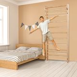 COAST™ Spruitwand klimmen muur gymnasium klimframe huis sportuitrusting 195x80x14 gemaakt van hout