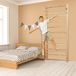 COAST™ Spruitwand klimmen muur gymnasium klimframe huis sportuitrusting 195x80x14 gemaakt van hout