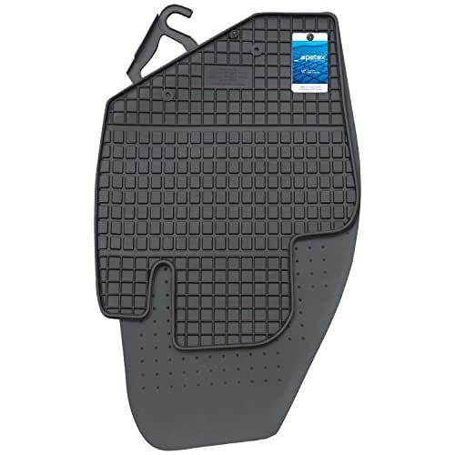 PETEX Rubberen matten geschikt voor S80 / S60 / V70 vanaf 02/2000-09/2007 vloermatten zwart 4-delig