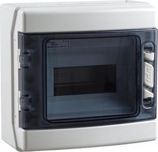 IDE CDN8PT/RR Verdeelkast Opbouw (op muur) - 8 groepen - 1 rij