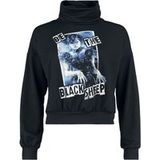 Wednesday Gothic Sweatshirts Be the black sheep M tot XXL voor Vrouwen zwart