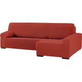 ECOMMERC3 Bielastische bankhoes voor chaise longue-bank, met lange arm rechts, hoes voor chaise longue, kleur ketel, aanpasbaar aan alle modellen, bankovertrek van schuimrubber