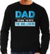 Bellatio Decorations The bbq legend bbq / barbecue sweater zwart - cadeau trui voor heren - verjaardag / vaderdag kado L