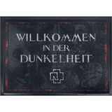 Rammstein Deurmat - Willkommen In Der Dunkelheit - donkergrijs-rood