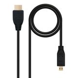 Brightium Micro-HDMI-kabel V1.4, 1,8 m, hoge snelheid, ondersteunt video en audio, ideaal voor het aansluiten van multimedia-apparaten op displays.