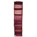 Organizer House Collection Organizer kast 15 x 30 x 84 cm, met 6 niveaus, ruimtebesparend, om op te hangen voor truien, T-shirts, schoenen, tassen - rood