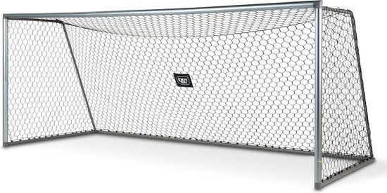 EXIT Scala Aluminium Voetbaldoel - 500x200cm - Grijs