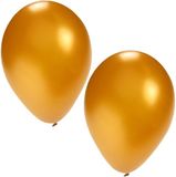 Bellatio Decorations Party ballonnen - goud - 100 stuks