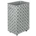 WOWLIVE Grote rollende wasmand wielen 90L inklapbare hoge wasmand handvat opvouwbare vuile kleding wasopslag organizer opvouwbare rechthoekige manden voor wasruimte slaapzaal (grijs 3)