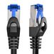 KabelDirekt LAN-netwerkkabel – 9m – Gigabit, RJ45, zwart/zilver | 10Gbps