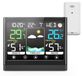 Merkloos Weerstation thermometer - Draadloos - Buitensensor - VA kleurendisplay - Binnen en buiten thermometer hygrometer