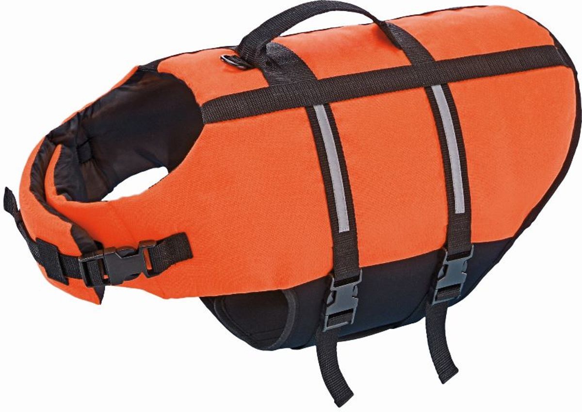 Nobby Zwemvest - Hond - Medium - Met handvat - Honden tot 25 kg - Oranje