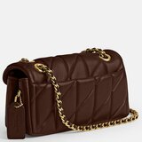 Coach Quilted Tabby 20 Crossbody Bag - Brown Leather - Women's