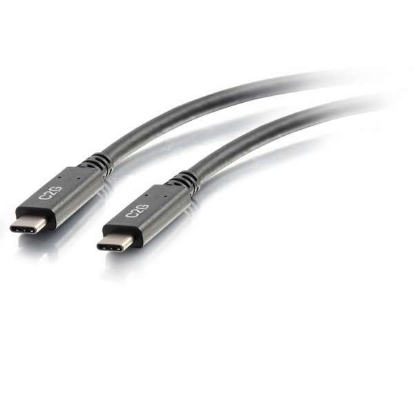 C2G USB-C 3.1 (Gen 1) Kabel - USB-C naar USB-C - 0,9 m - Zwart
