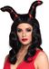 Boland - Pruik Demon fury Zwart - Golvend - Lang - Vrouwen - Duivel - Halloween en Horror