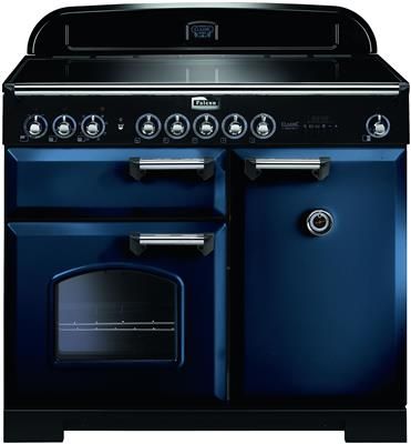 Falcon Classic Deluxe 100 Inductie Fornuis - Blauw - 5 kookzones