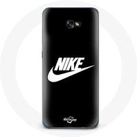 Nike Hoesje voor Samsung Galaxy A3 2017 Logo witte achtergrond Zwart Maniacase
