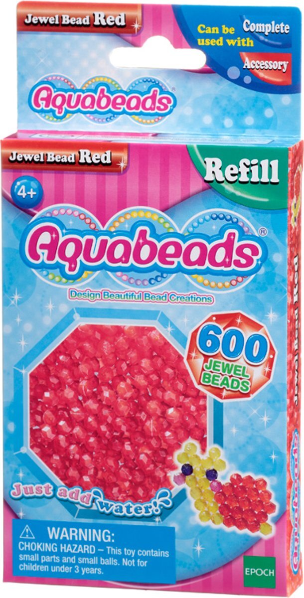 AquaBeads Rode Juweelparels - Hobbypakket