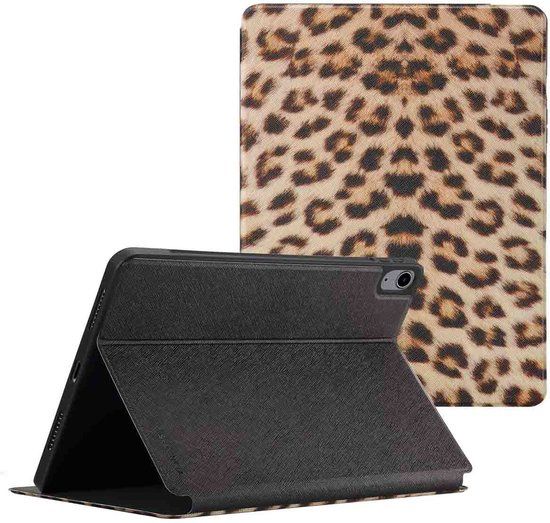 Selencia Tablet Hoes - Geschikt voor Apple iPad Air 5 (2022) / Air 4 (2020) / Air 11 inch (2026) M4 / Air 11 inch (2025) M3 / Air 11 inch (2024) M2 - Wild Leo