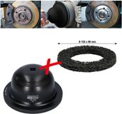 KS Tools Aluminium-wielnaafschuurset Ø 150 mm binnen-Ø 90 mm 2-delig - 100.5080