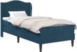vidaXL Bedframe met hoofdeinde Blauw 100 x 200 cm Fluweel