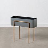 3200 Grondlegger 55 x 24 x 51 cm Grijs Gouden Metaal
