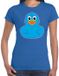 Bellatio Decorations Verkleed T-shirt dames - blauw - eend - Carnaval/themafeesten XXL