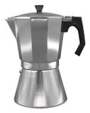 Bastilipo Moka Express Zilver Aluminium 9 Kopjes Inductie