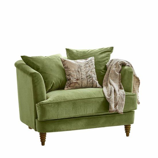 Loberon Fauteuil Etueffont groen