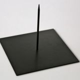 Powertex Sokkel - 12x12x13 cm - Metaal