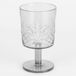 Villa d'Este Home Tivoli Set van 6 champagneglazen 340 ml van acryl, oppervlak bewerkt, transparant, modieus