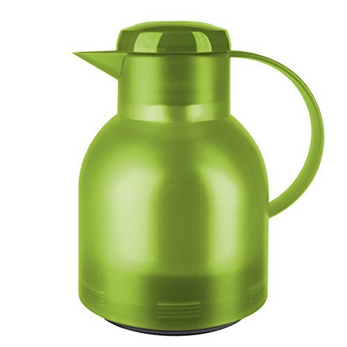 Emsa Samba isoleerkan 505763 | 1 liter | Quick Press-sluiting | 100% dicht | 12 uur warm, 24 uur koud | doorschijnend groen