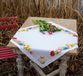 Vervaco Aïda Tafelkleed Kit Kleurige Bloemen Borduurpakket 80 x 80 cm