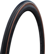 SCHWALBE SCHWALBE One Performance Folding Tyre 700x28C RaceGuard SnakeSkin Addix, bruin/zwart