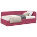 vidaXL Hoek Bed Frame Wijnrood Fluweel 90 x 190 cm