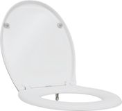 vidaXL Toiletbril Wit 47 x 37 x 4 cm Duroplast