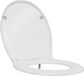 vidaXL Toiletbril Wit 47 x 37 x 4 cm Duroplast