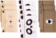 Interdruk A4-map - elastische tekenmap voor kinderen - gemaakt van stevig karton - zacht aanvoelend - binnen en buiten bedrukt - grappige vorm - 3 verschillende designs: kat + beer + panda - 10-pack