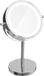 5five Miroir de maquillage/rasage avec éclairage LED sur pied 18 cm - Argent
