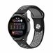 By Qubix Qubix Garmin Venu 4 45mm Sport Edition Siliconen band Zwart + grijs Smartwatch bandje 22mm