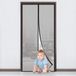 Kivora B.V. Moustiquaire porte et fenêtre 120x210cm – Magnétique, maille ultra fine, anti-insectes, auto-adhésif, noir