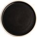 Olympia Canvas Platte Ronde Borden Zwart 25cm 6 Stuks