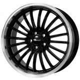 Brock B24GP zwart hoorn-gepolijst 10,5x20 ET35 5.00x112.00 hub Hole 66.60 mm - aluminium velgen