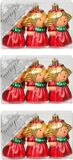 Inge-glas Inge's Christmas Decor Gmbh 12x stuks kunststof kersthangers engeltjes rood 8 cm kerstornamenten