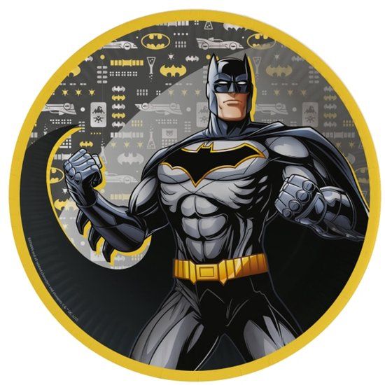 Amscan Batman Papieren Borden (8 stuks)