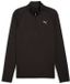 Puma T-shirt M Pwrtrain Fabric Mix 1/4 rits Zwart Katoen L