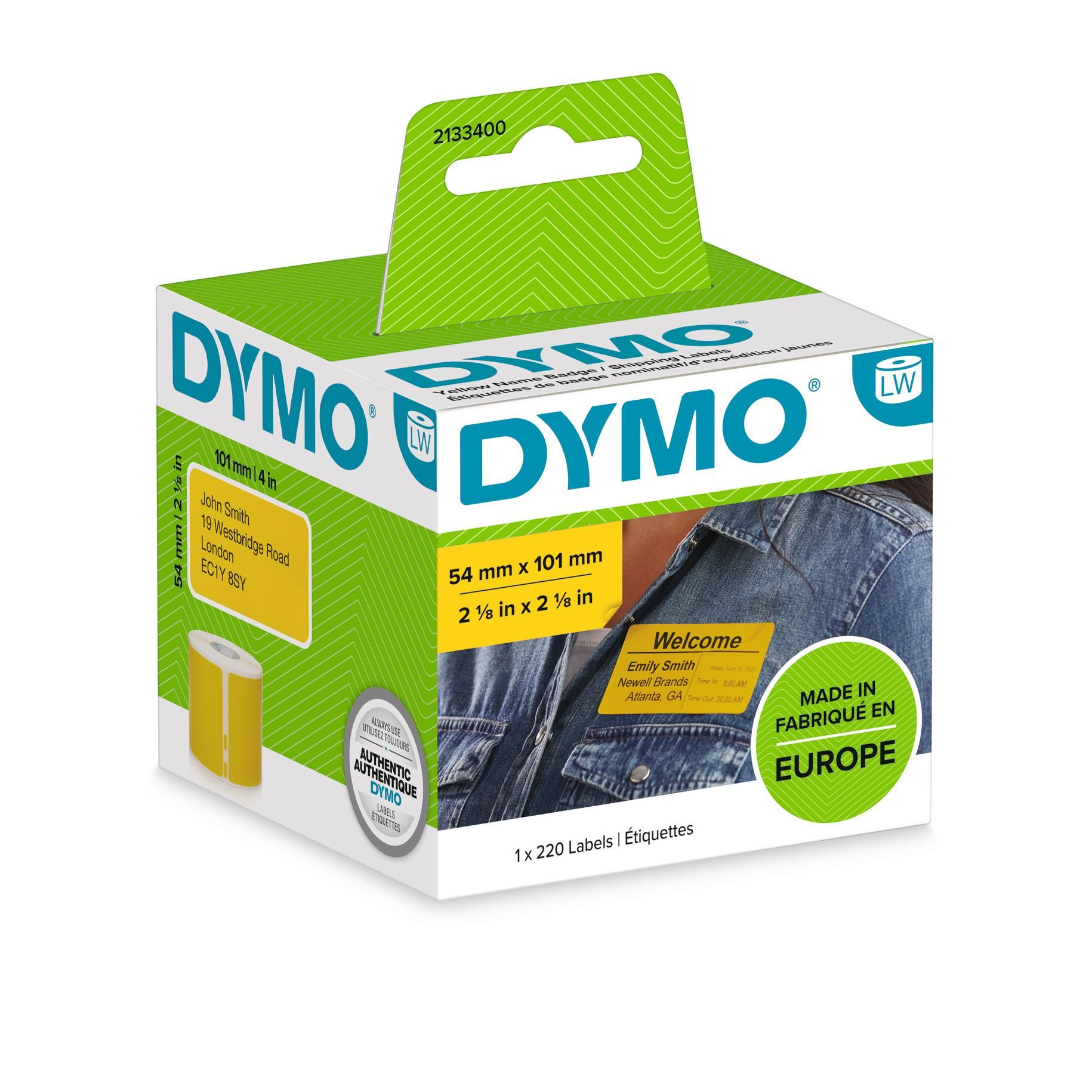 DYMO 2133400 Etiket Geel